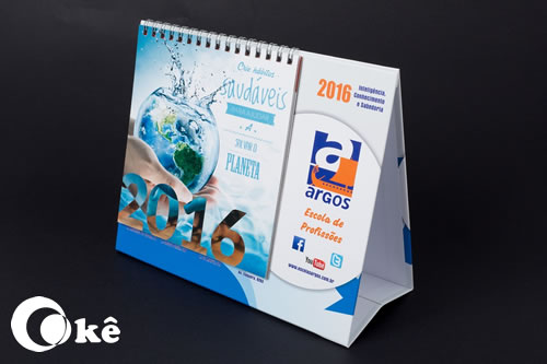 Okê Representações - Serviços - Brindes - Calendários Personalizados