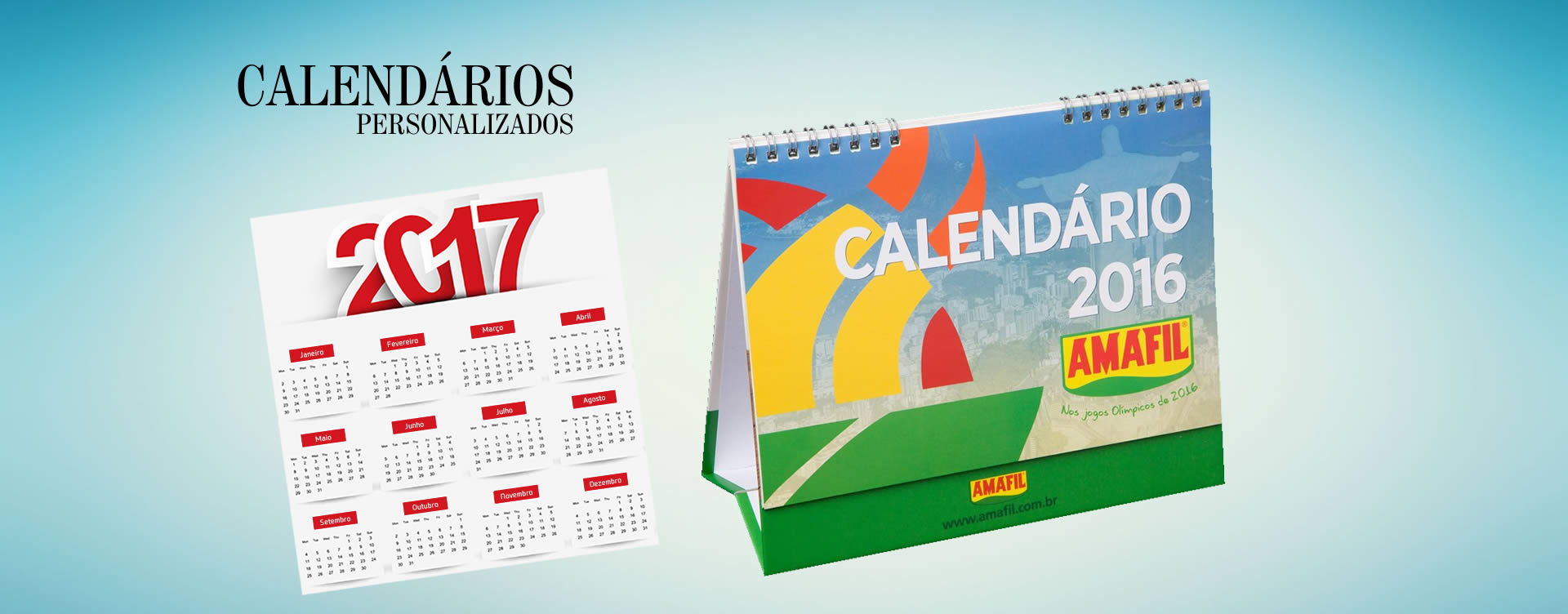 Calendários Personalizados - Solicite Orçamento na Okê Representações